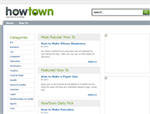 Tablet Screenshot of howtown.com